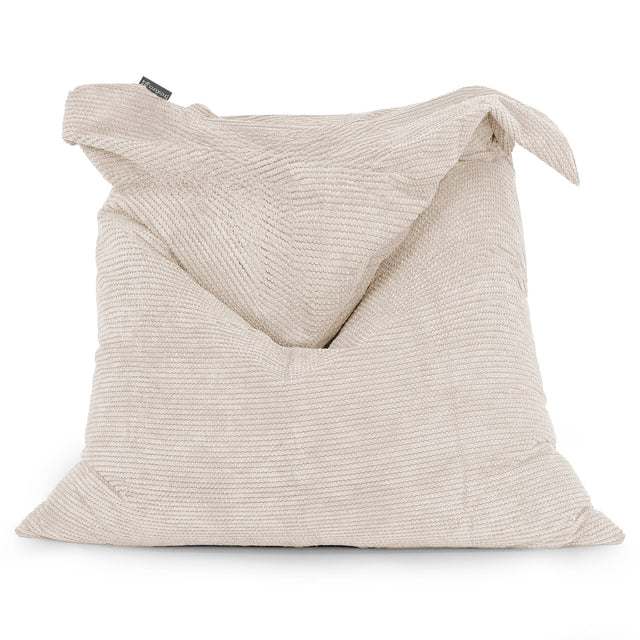 Sækkestol XL - Pom Pom Cremefarvet 01