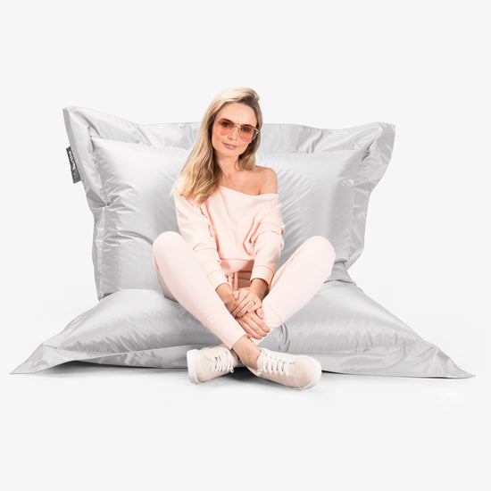 Sækkestol XXL Udendørs - SmartCanvas™ Hvid 05