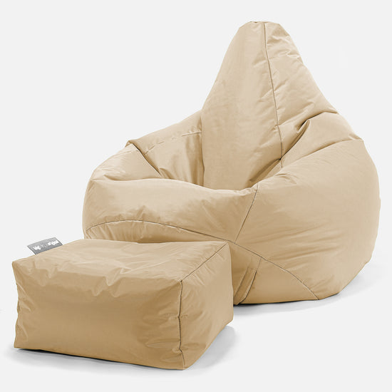 Gamer Sækkestol - SmartCanvas™ Beige 01