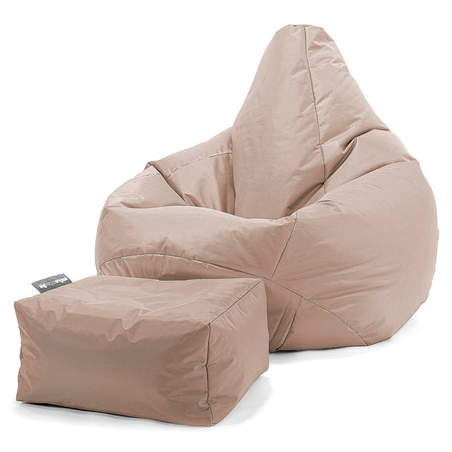 Gamer Sækkestol - SmartCanvas™ Beige 02
