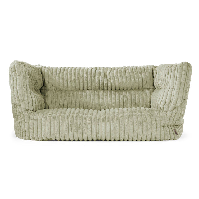 Louis Sækkestol Sofa 2 pers - Ultraplysfløjl Salviegrøn 01