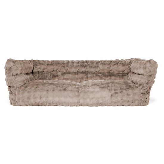 Louis Sækkestol Sofa 3 pers - Imiteret Pels Bubble Mink 01