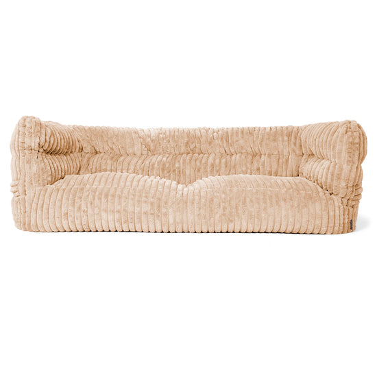 Louis Sækkestol Sofa 3 pers - Ultraplysfløjl Fersken 01