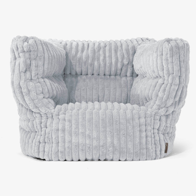 Albert Lænestol 2.0 - Ultraplysfløjl Andeægblå 01