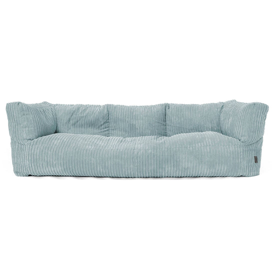 Albert Sækkestol Sofa 3 pers - Klassisk Jernbanefløjl Mintgrøn 01