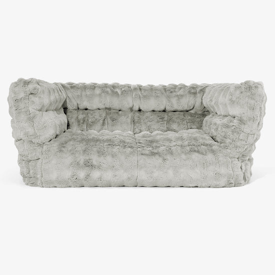 Albert Sækkestol Sofa 2 pers 2.0 - Imiteret Pels Bubble Salviegrøn 01