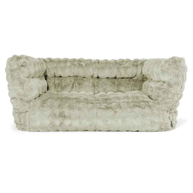 Albert Sækkestol Sofa 2 pers 2.0 - Imiteret Pels Bubble Salviegrøn 01