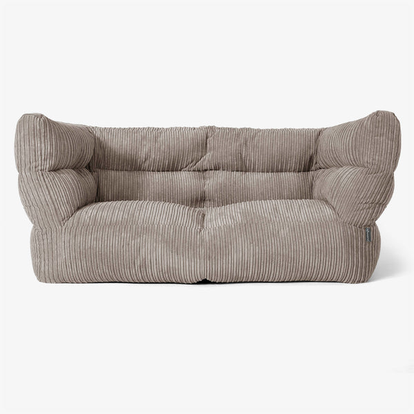 Albert Sækkestol Sofa 2 pers 2.0 - Klassisk Jernbanefløjl Duegrå 01