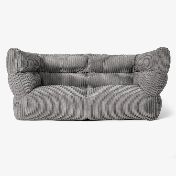 Albert Sækkestol Sofa 2 pers 2.0 - Klassisk Jernbanefløjl Grafit Grå 01