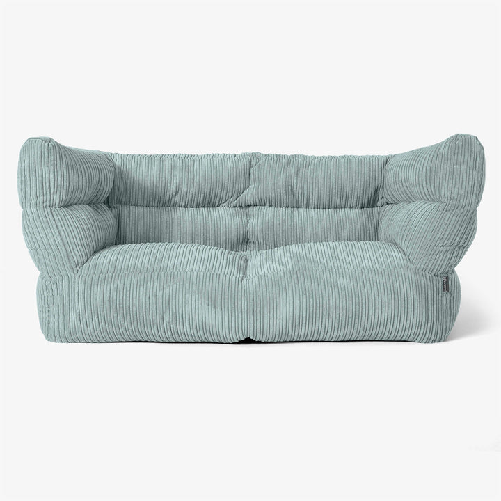 Albert Sækkestol Sofa 2 pers 2.0 - Klassisk Jernbanefløjl Mintgrøn 01