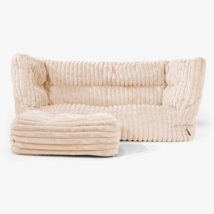 Albert Sækkestol Sofa 2 pers 2.0 - Ultraplysfløjl Fersken 02