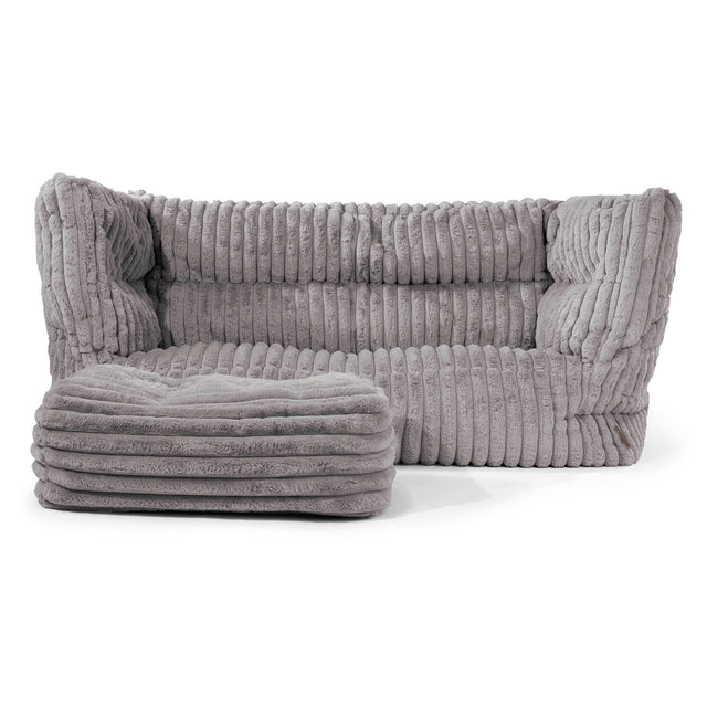 Albert Sækkestol Sofa 2 pers 2.0 - Ultraplysfløjl Grå 02