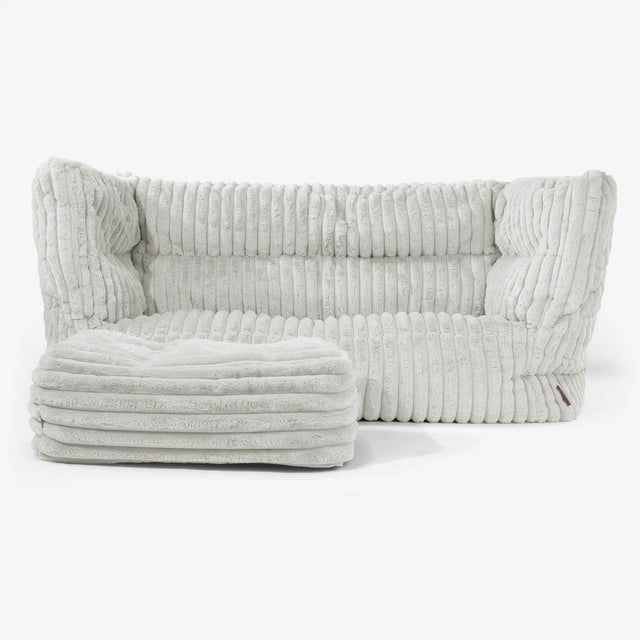 Albert Sækkestol Sofa 2 pers 2.0 - Ultraplysfløjl Salviegrøn 02