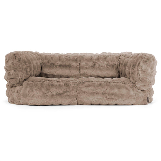 Albert Sækkestol Sofa 2 pers-Imiteret Pels Bubble Mink 01