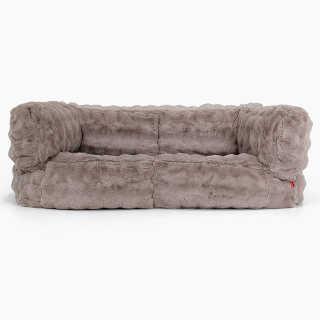 Albert Sækkestol Sofa 2 pers-Imiteret Pels Bubble Mink 01