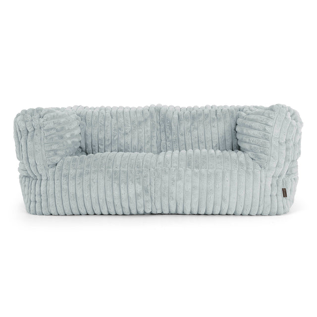 Albert Sækkestol Sofa 2 pers - Ultraplysfløjl Andeægblå 01