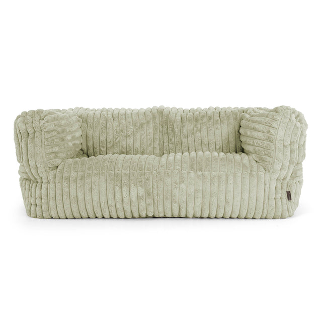 Albert Sækkestol Sofa 2 pers - Ultraplysfløjl Salviegrøn 01