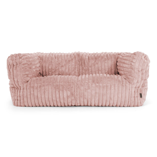 Albert Sækkestol Sofa 2 pers - Ultraplysfløjl Støvet Lyserød 01