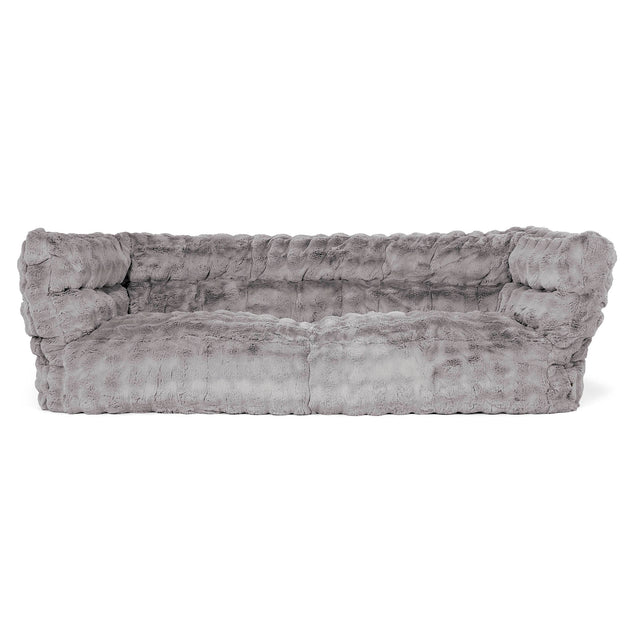 Albert Sækkestol Sofa 3 pers 2.0 - Imiteret Pels Bubble Grå 01