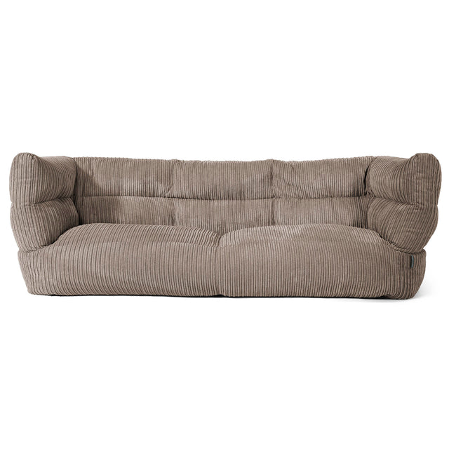 Albert Sækkestol Sofa 3 pers 2.0 - Klassisk Jernbanefløjl Duegrå 01