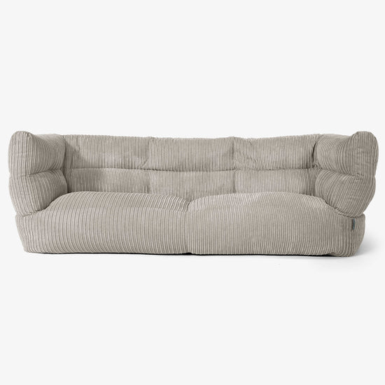 Albert Sækkestol Sofa 3 pers 2.0 - Klassisk Jernbanefløjl Mink 01