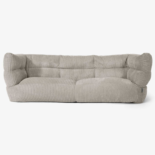 Albert Sækkestol Sofa 3 pers 2.0 - Klassisk Jernbanefløjl Mink 01