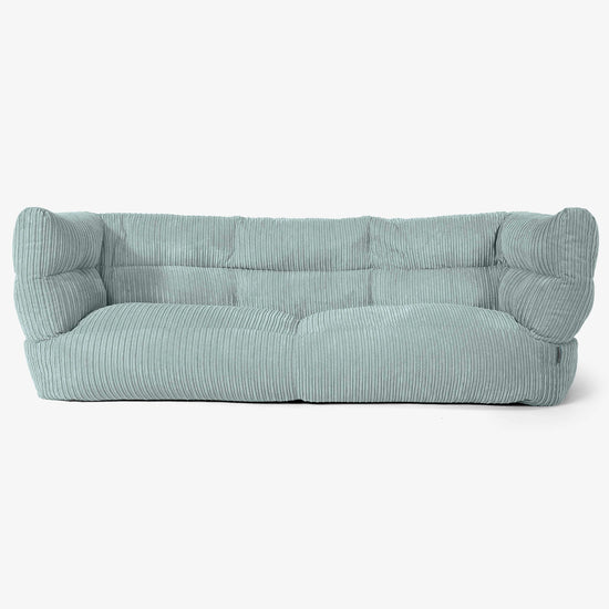 Albert Sækkestol Sofa 3 pers 2.0 - Klassisk Jernbanefløjl Mintgrøn 01