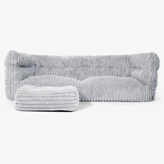 Albert Sækkestol Sofa 3 pers 2.0 - Ultraplysfløjl Andeægblå 02