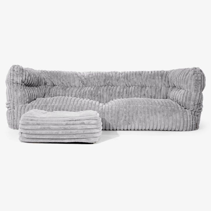 Albert Sækkestol Sofa 3 pers 2.0 - Ultraplysfløjl Grå 02