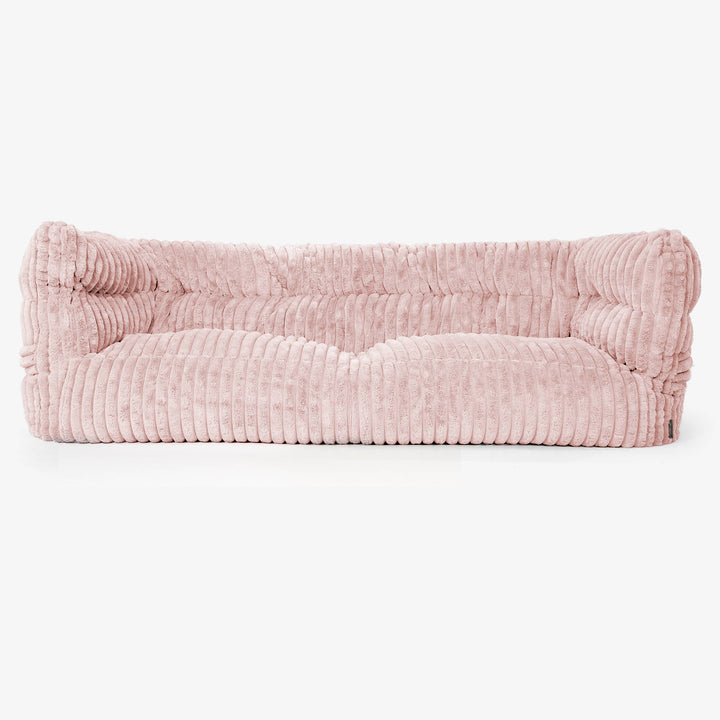 Albert Sækkestol Sofa 3 pers 2.0 - Ultraplysfløjl Støvet Lyserød 01