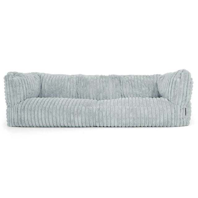 Albert Sækkestol Sofa 3 pers - Ultraplysfløjl Andeægblå 01