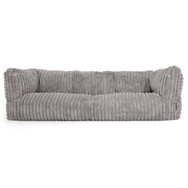 Albert Sækkestol Sofa 3 pers - Ultraplysfløjl Grå 01