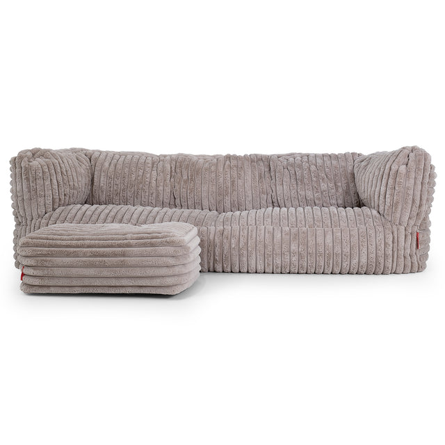 Albert Sækkestol Sofa 3 pers - Ultraplysfløjl Mink 02