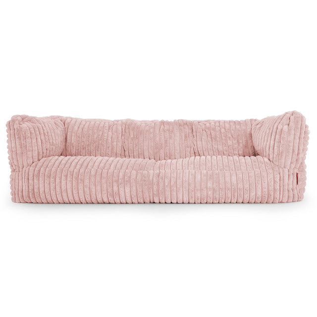 Albert Sækkestol Sofa 3 pers - Ultraplysfløjl Støvet Lyserød 01