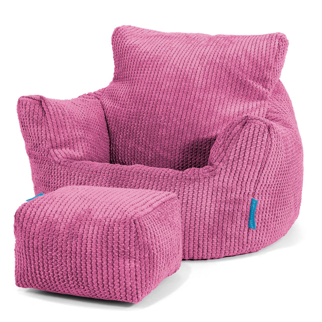 Sækkestol Børn 1-3 år - Pom Pom Pink 02