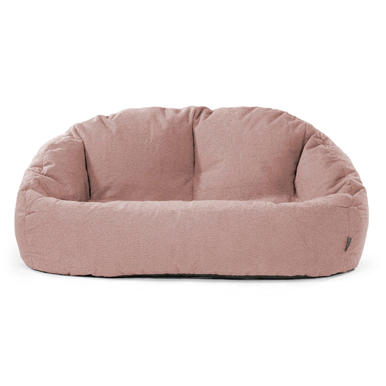 Bubble-sækkesofa - Boucle Lyserød 01