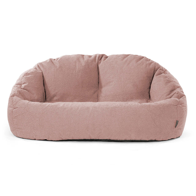 Bubble-sækkesofa - Boucle Lyserød 01