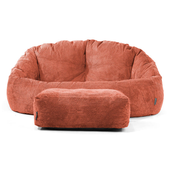Bubble-sækkesofa - Pom Pom Græskarorange 02