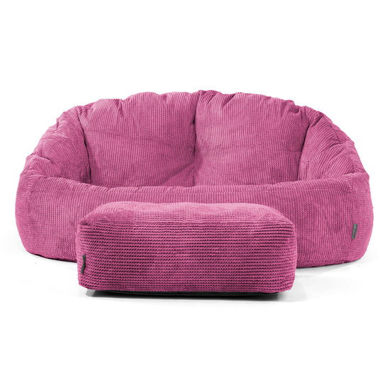Bubble-sækkesofa - Pom Pom Pink 02