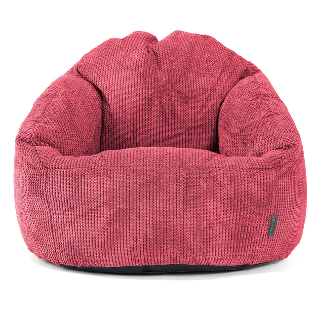 Bubble-sækkestol - Pom Pom Pastelrød 01
