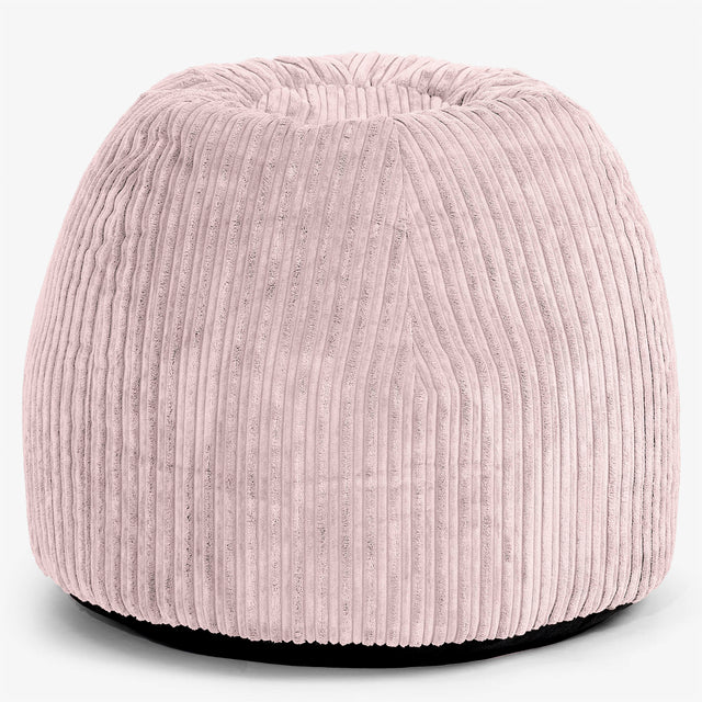 Ergonomisk Kontor-pouf Stol - Klassisk Jernbanefløjl Blush Lyserød - 01