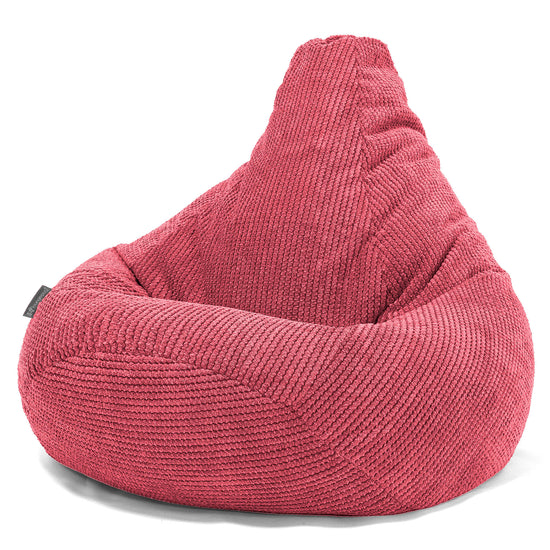 Gamer Sækkestol - Pom Pom Pastelrød 01