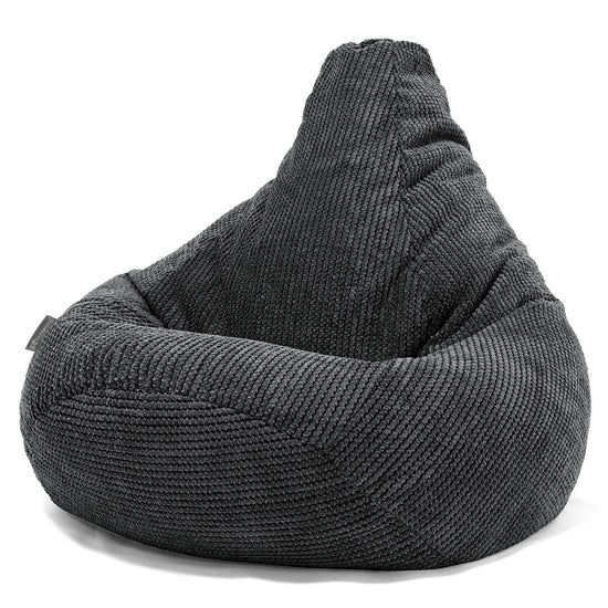 Gamer Sækkestol - Pom Pom Sort 01