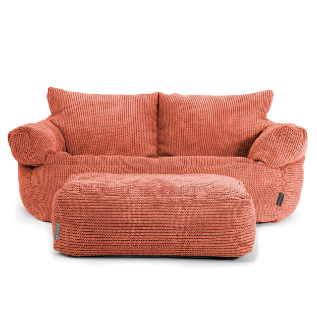 Josephine Sofasækkestol - Pom Pom Græskarorange 02