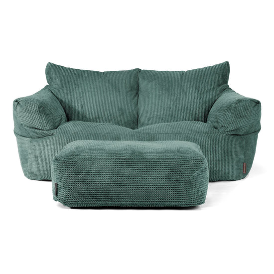 Josephine Sofasækkestol - Vaffelrib Mosgrøn 02