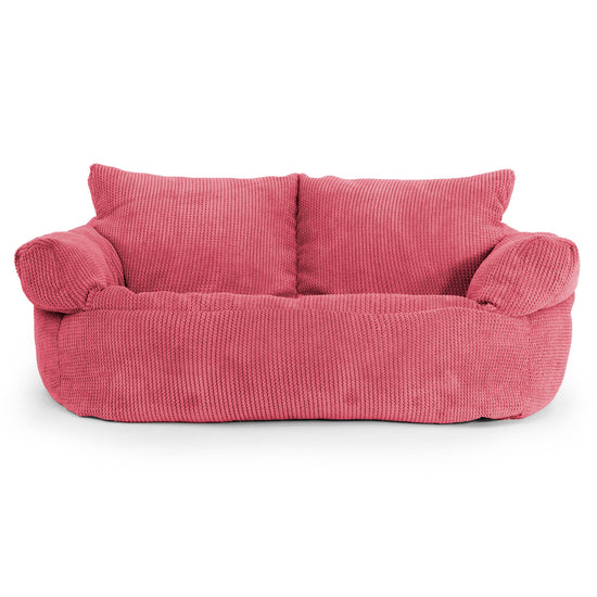 Josephine Sofasækkestol - Vaffelrib Pastelrød 01