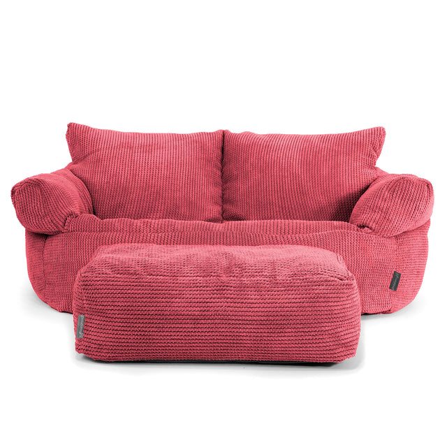 Josephine Sofasækkestol - Pom Pom Pastelrød 02
