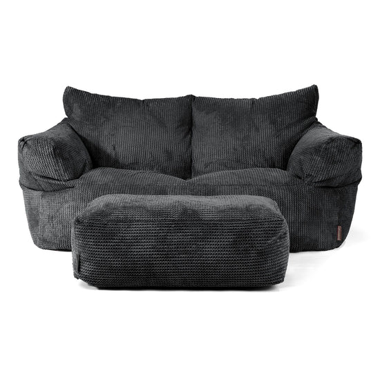 Josephine Sofasækkestol - Vaffelrib Sort 02