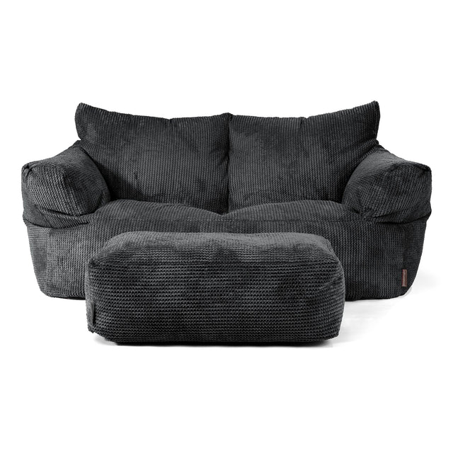 Josephine Sofasækkestol - Vaffelrib Sort 02