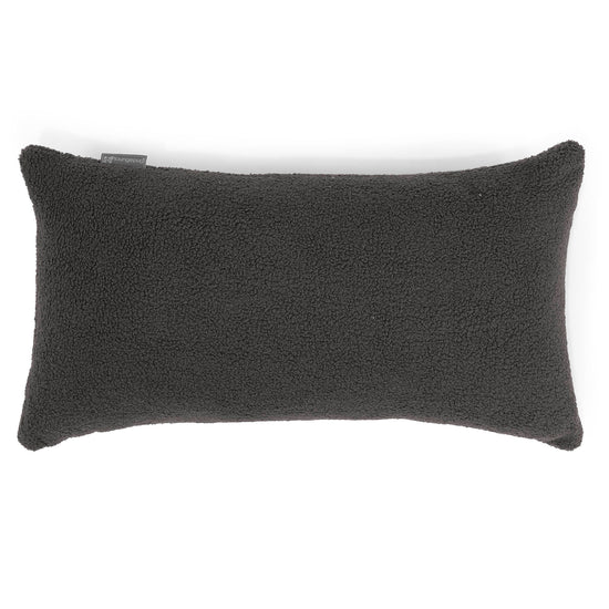 Kæmpe Pudebetræk 40 x 70cm - Boucle Grafit Grå 01